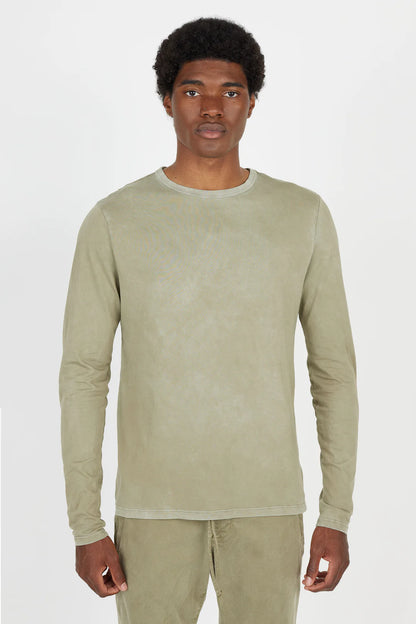 M Classic LS crew -vintage basil