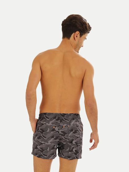 Army Black Swim Short