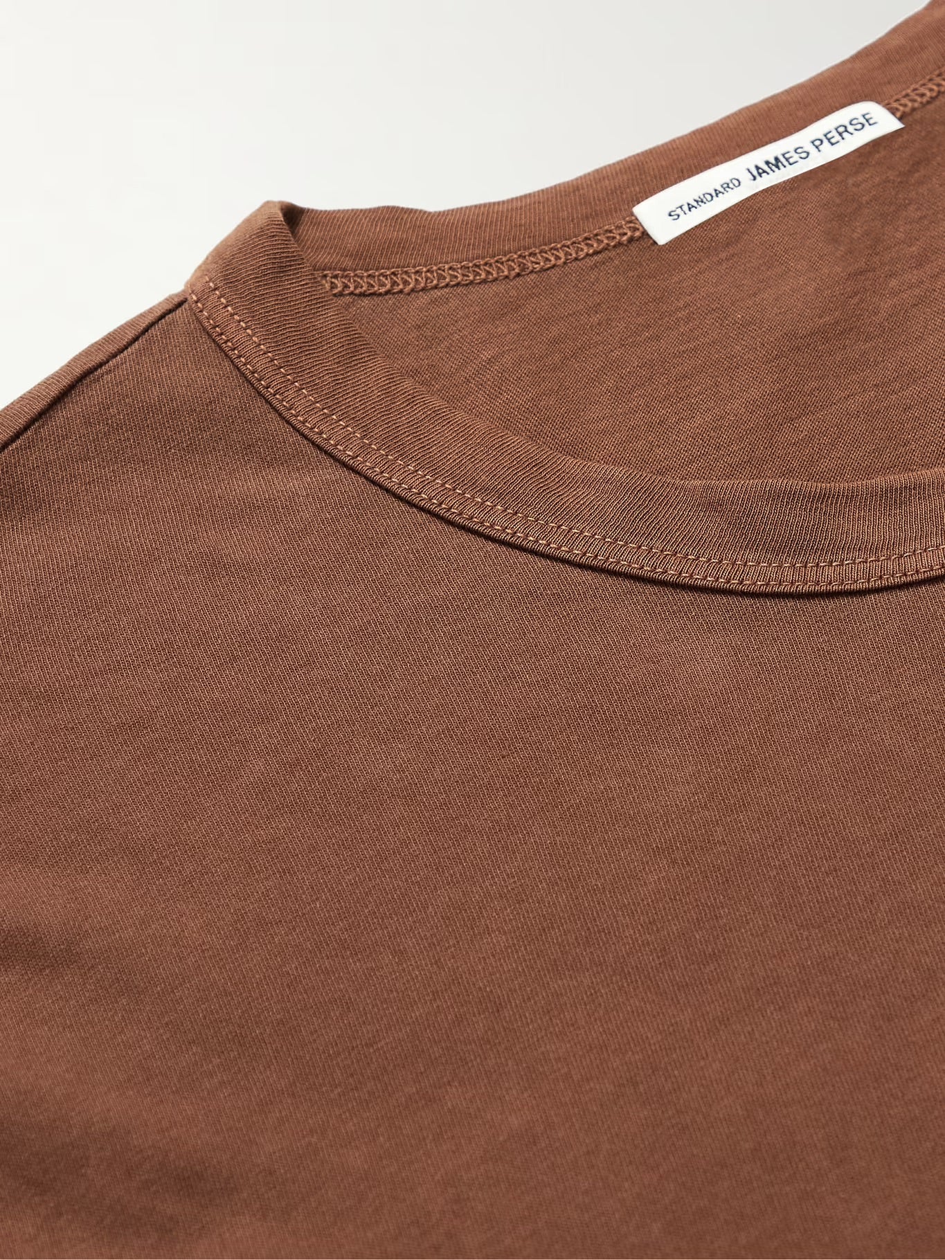 Cotton Jersey Brown T-shirt