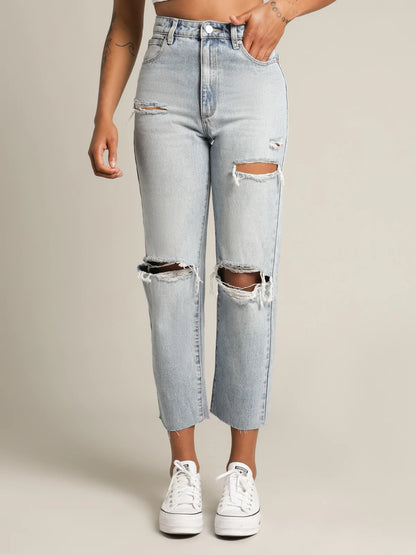 Venice straight Paige rip jeans