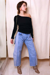 Lasso rework vintage indigo mix jeans