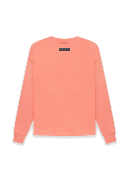 Relaxed crewneck coral