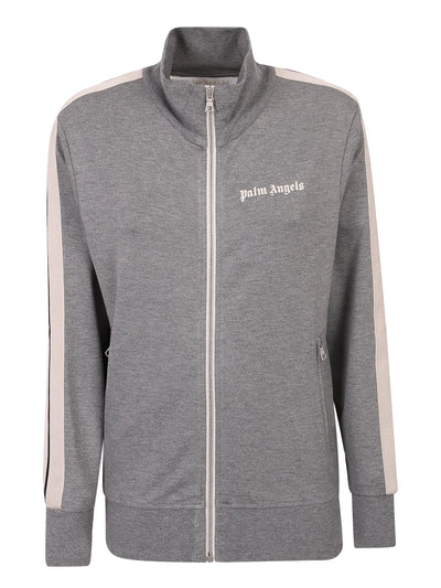 Chenille Track Melange Grey Jacket