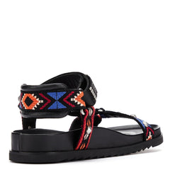 Ugo black red sandals