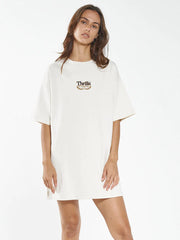 Deluxe Unbleached box fit tee dress