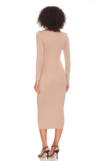 Beige Lrene Dress