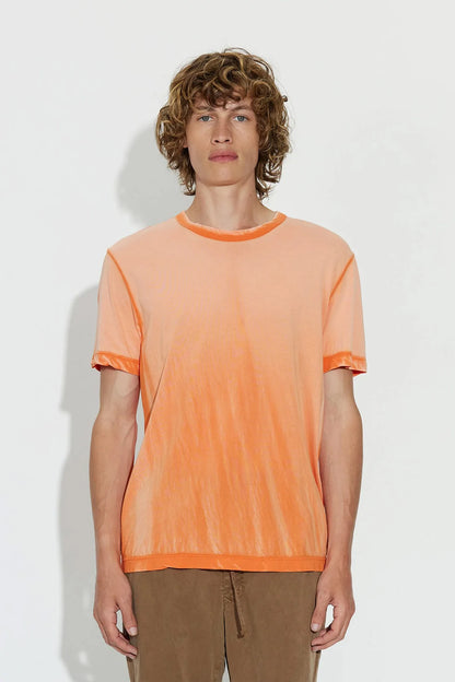 M Classic crew tee - vintage tangerine