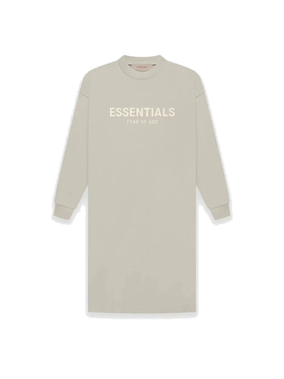 Ls Tee Dress Smoke