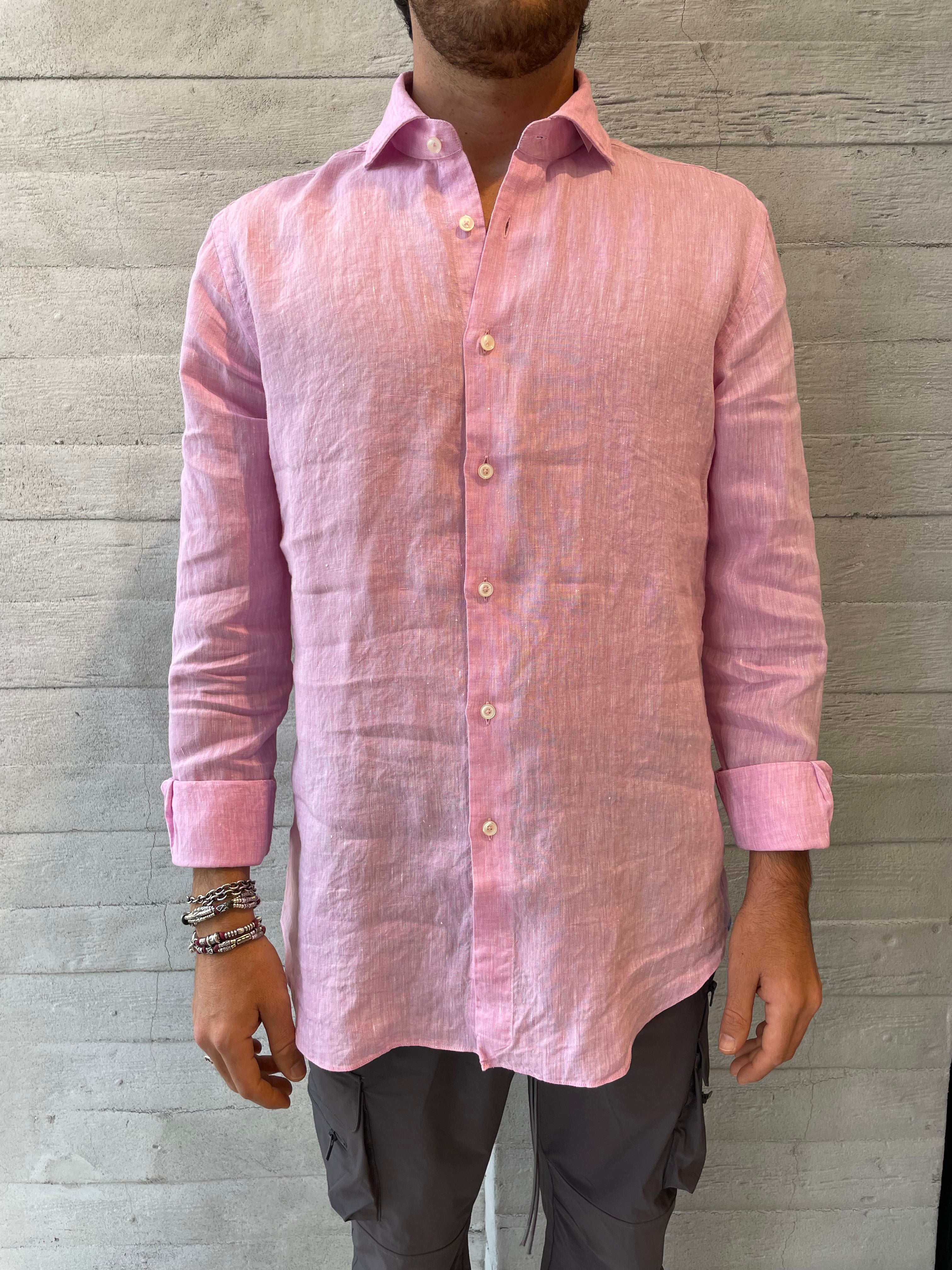 Tailor Buttoned Shirt Light Pink