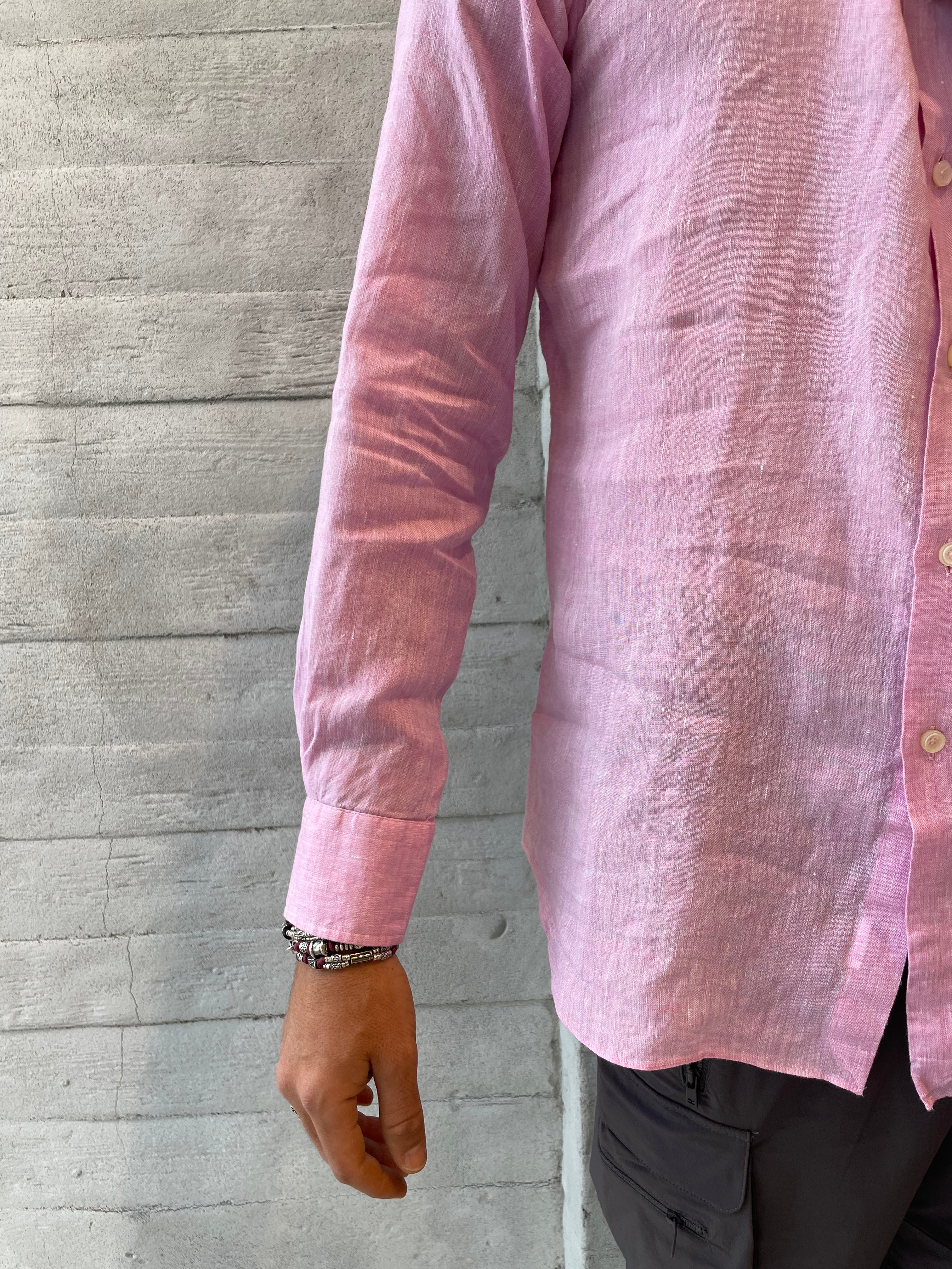 Tailor Buttoned Shirt Light Pink