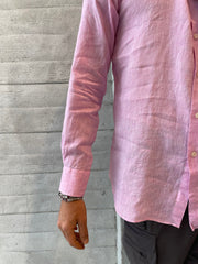 Tailor buttoned shirt light pink