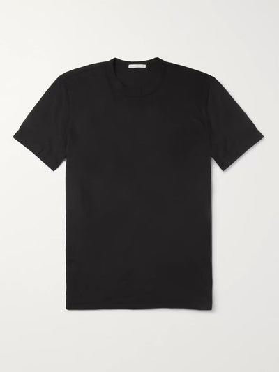 Cotton Jersey Black T-Shirt