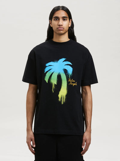 The Palm Classic Tee Black Green