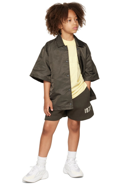 Kids Sweatshort - Off Black