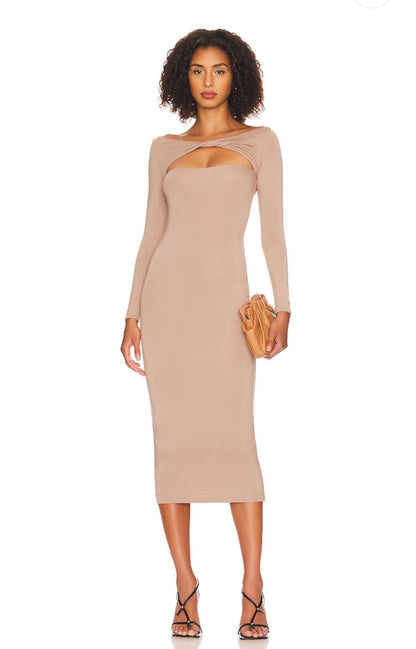 Beige Lrene dress