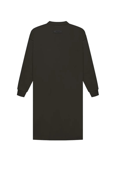 Ls Tee Dress Off Black