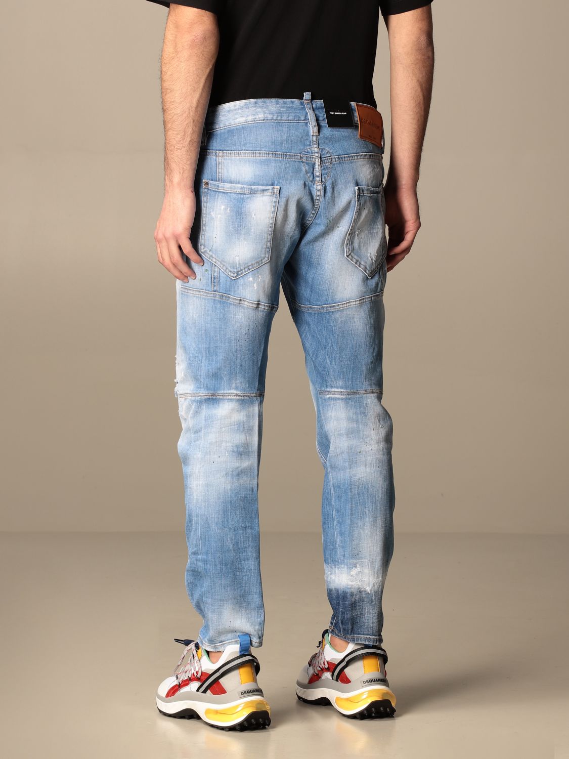 Tidy Biker Raw Edge Jeans