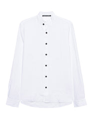 White linen long shirt
