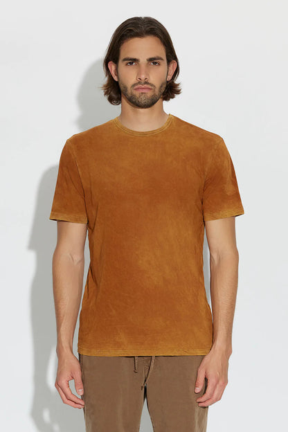 M Classic crew tee - vintage rust