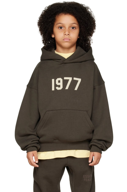 Kids Hoodie - Off black