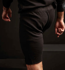 French terry sweat short black