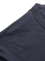 Cotton jersey blue T-shirt