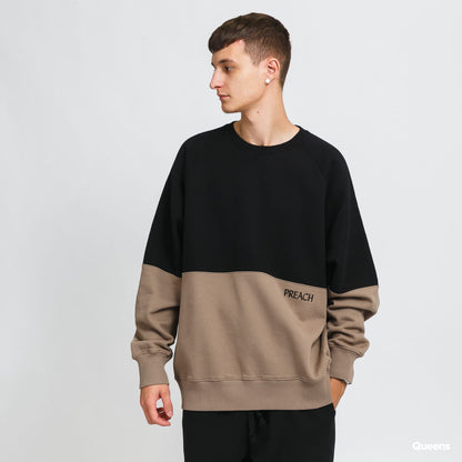 Black Flower Meadow Crewneck