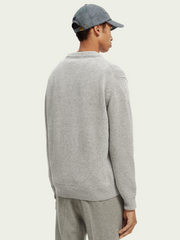 Grey relaxed fit wool sweater