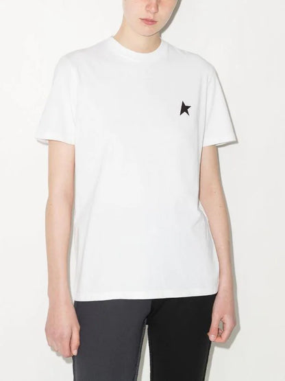 T-shirt small star white