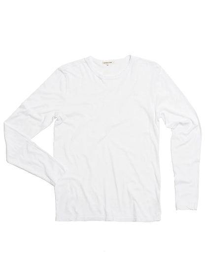 M Classic LS Crew - White