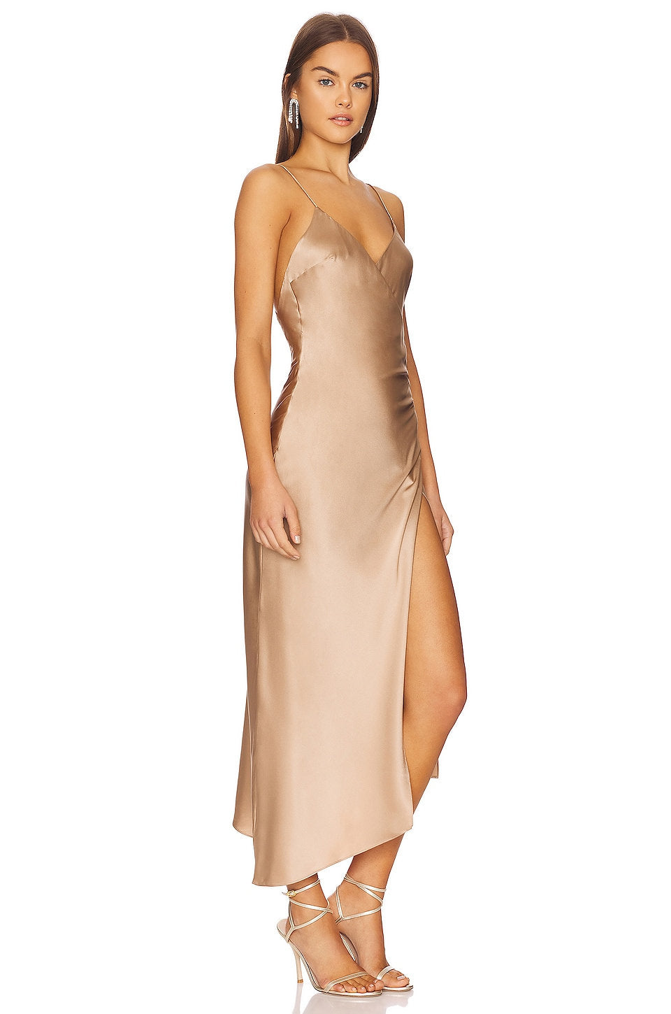 Emma silk gown - natural