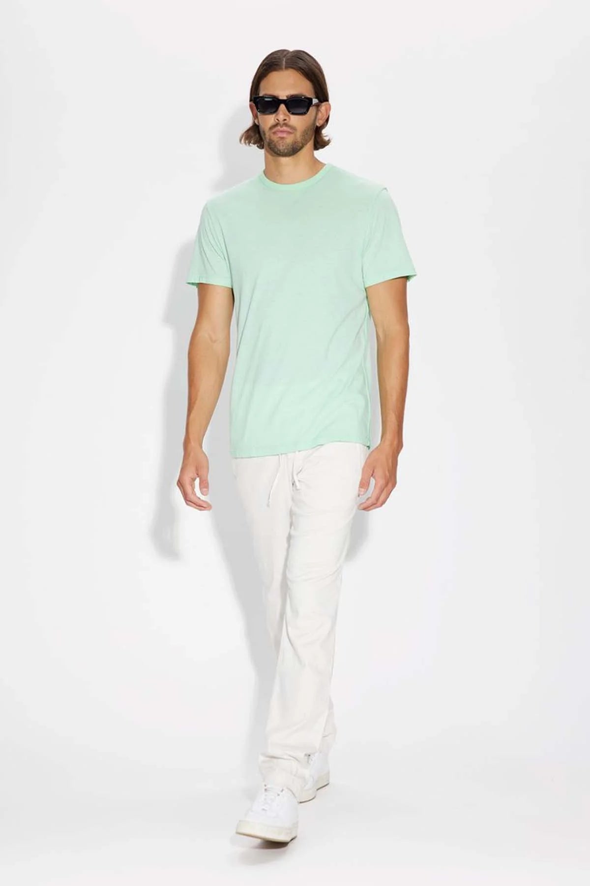 M Classic crew tee - mint mix