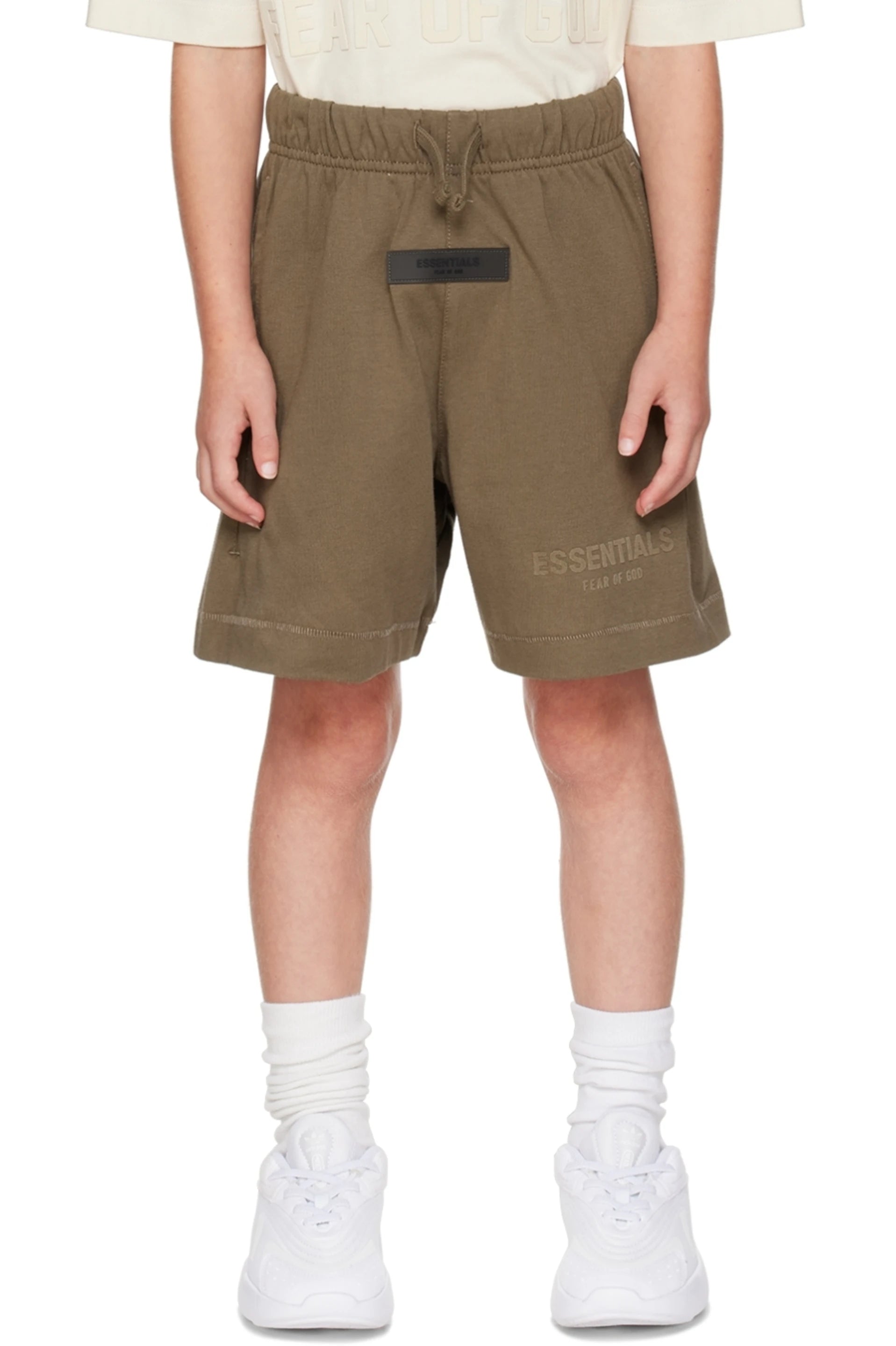 Kids Jersey Shorts - Wood