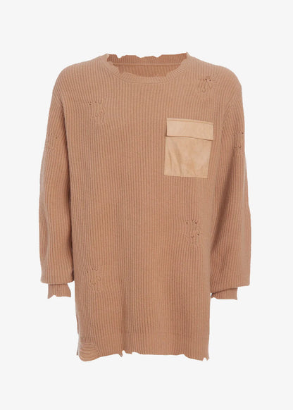 Tan Devin Sweater