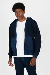 The bronx zip hoodie vintage navy