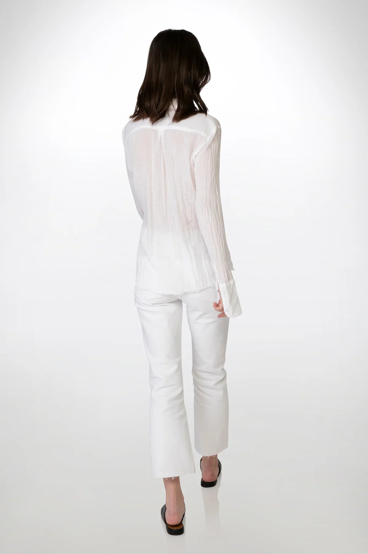 Classic gauze shirt - White