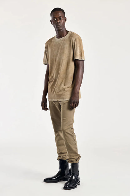 M Classic crew tee - vintage chai