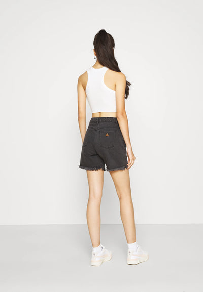 Claudia Black Rose Cut Off Short