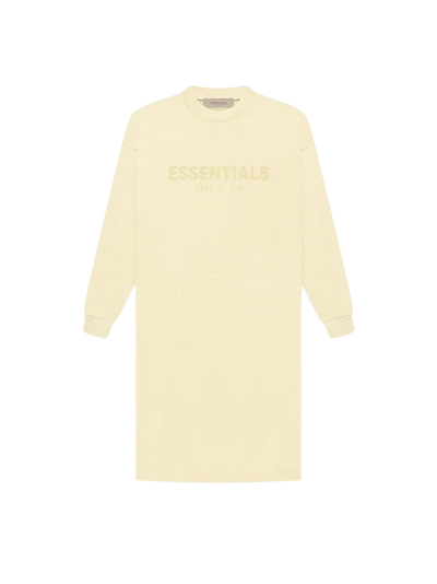 Ls Tee Dress Egg Shell