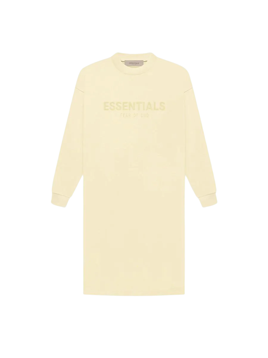 LS tee dress egg shell