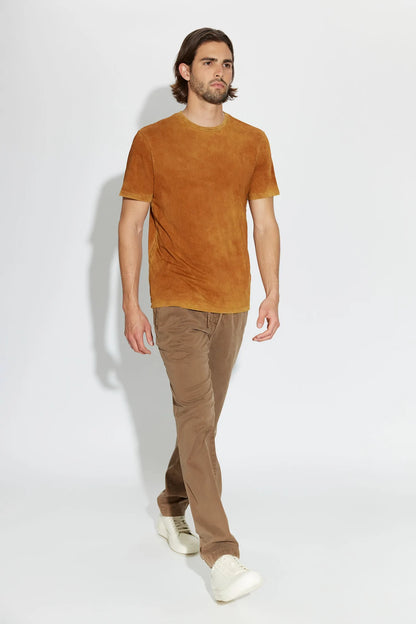 M Classic crew tee - vintage rust