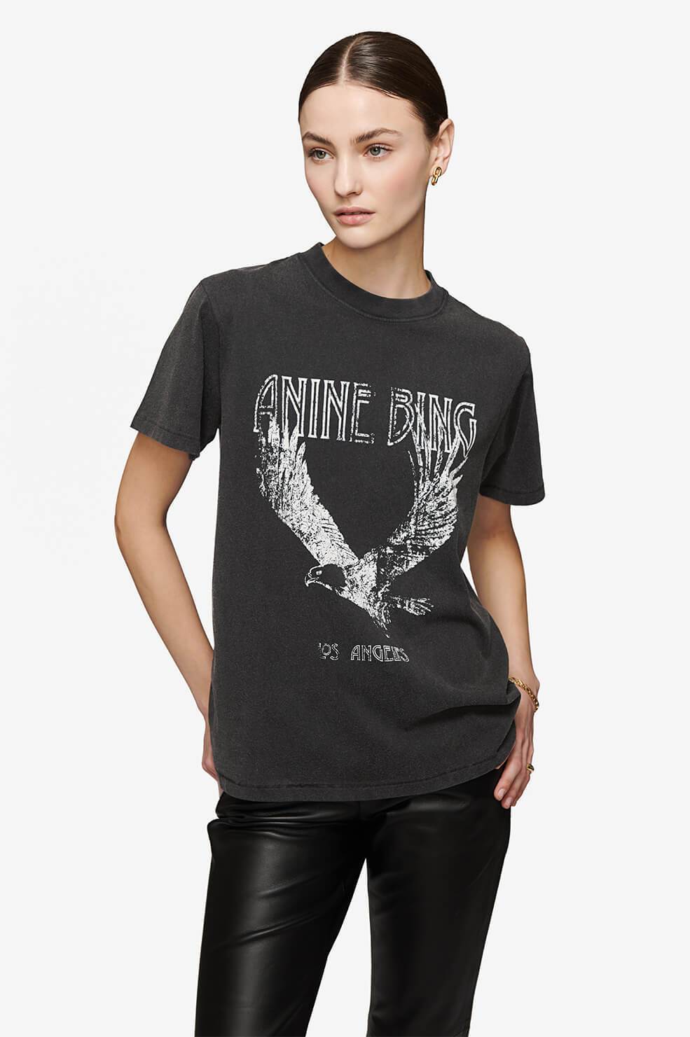 Anine bing black t-shirt