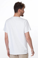 Organic crew T white