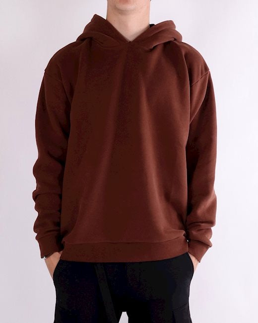 Double Hooded Brown Sweatshirt