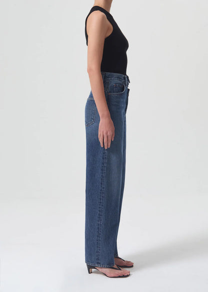 Broken waistband high rise jeans - Intrigue