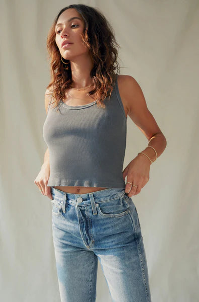 Crop rib tank