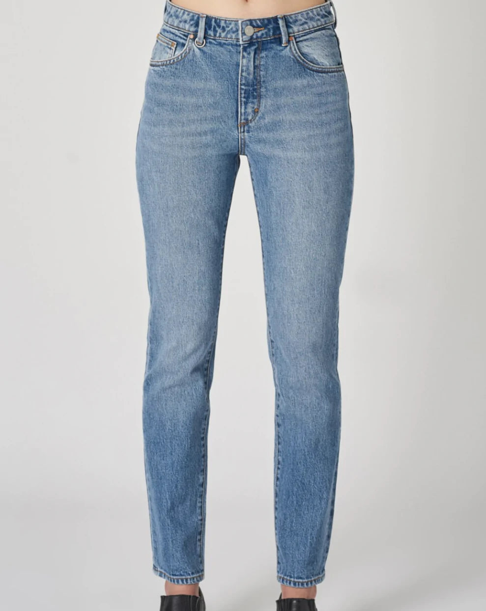 Lexi straight jeans Glass blue rip