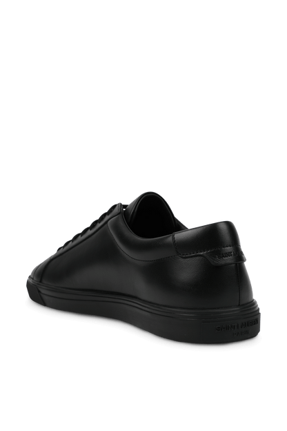 Black Leather Brooklyn Sneakers