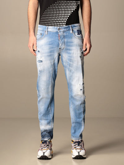 Tidy Biker Raw Edge Jeans