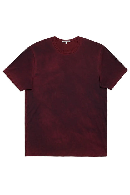 M Classic crew tee - vintage maroon